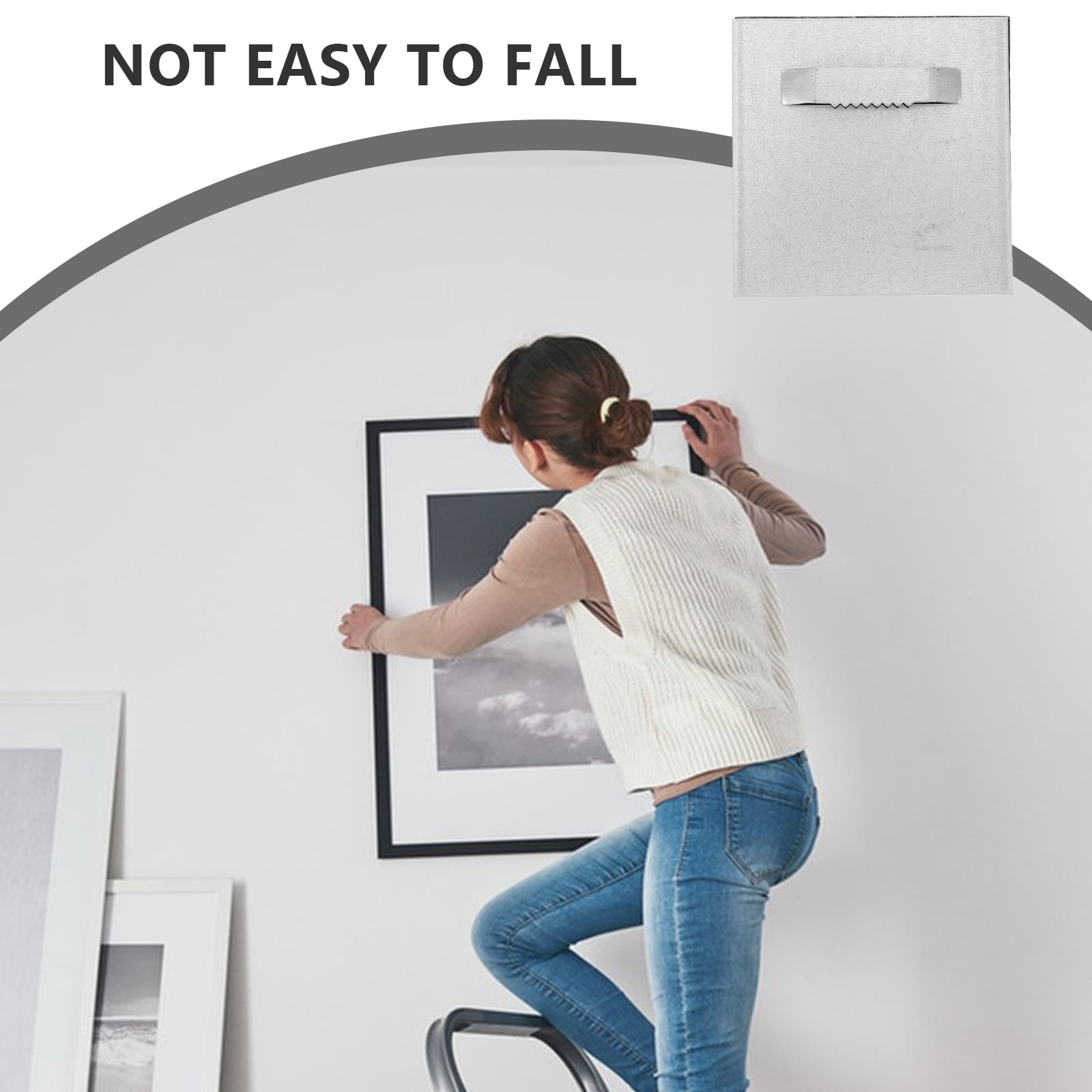 6 Sets Picture Hangers Adhesive Hanger Adhesive Picture Hangers