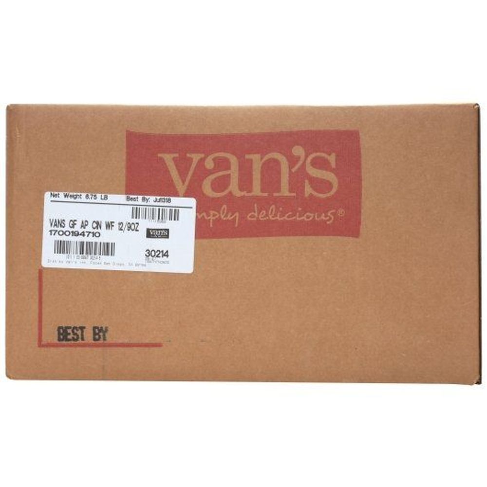 Buy Vans Gluten Free Dairy Free Apple Cinnamon Waffles, 9oz (pack of 12