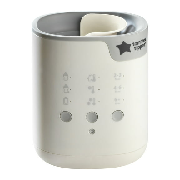 Tommee Tippee All-in-One Advanced Electric Bottle and Food Pouch Warmer | Warms Baby Milk  to Body Temperature in Minutes, Automatic Timer