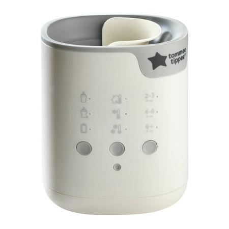 Tommee Tippee All-in-One Advanced Electric Bottle and Food Pouch Warmer | Warms Baby Milk to Body Temperature in Minutes, Automatic Timer
