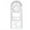 Clear, variant on Multifunctional Rotatable Math Ruler - Accurate Drawing Template for Sketching and Drafting