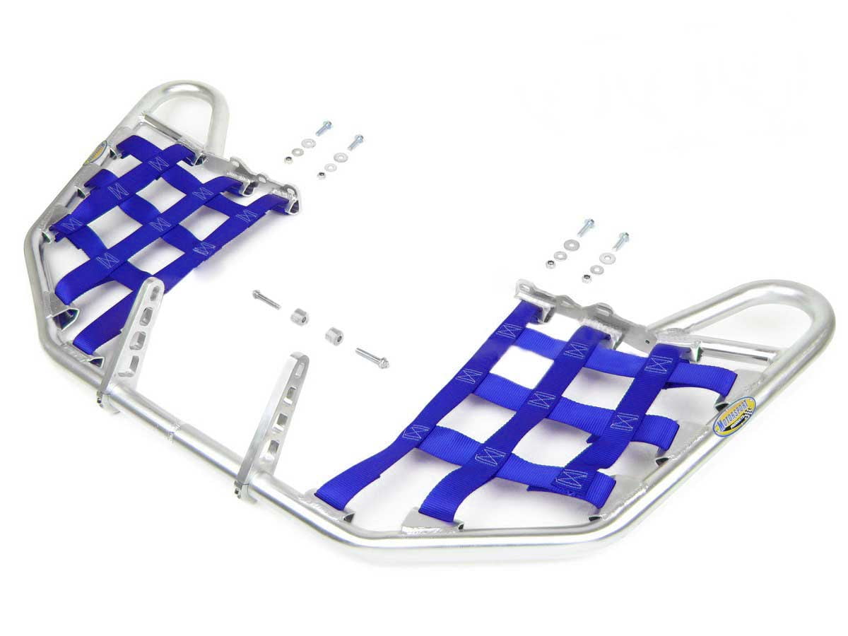 Yamaha Raptor 250 Yfm250R Nerfbars Atv Nerf Bars Silver Bars/Blue Nets