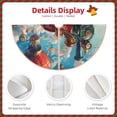 thumbnail image 3 of Haiem Beautiful Red Train Hot Air Balloon Pattern Christmas Tree Skirt Merry Christmas Party Christmas Tree Decoration,New Year Decorations-48", 3 of 6