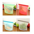 thumbnail image 5 of Contenedor de almacenamiento ZHCH con sello de bolsa de conservación de alimentos de silicona reutilizable portátil verde, 5 of 5