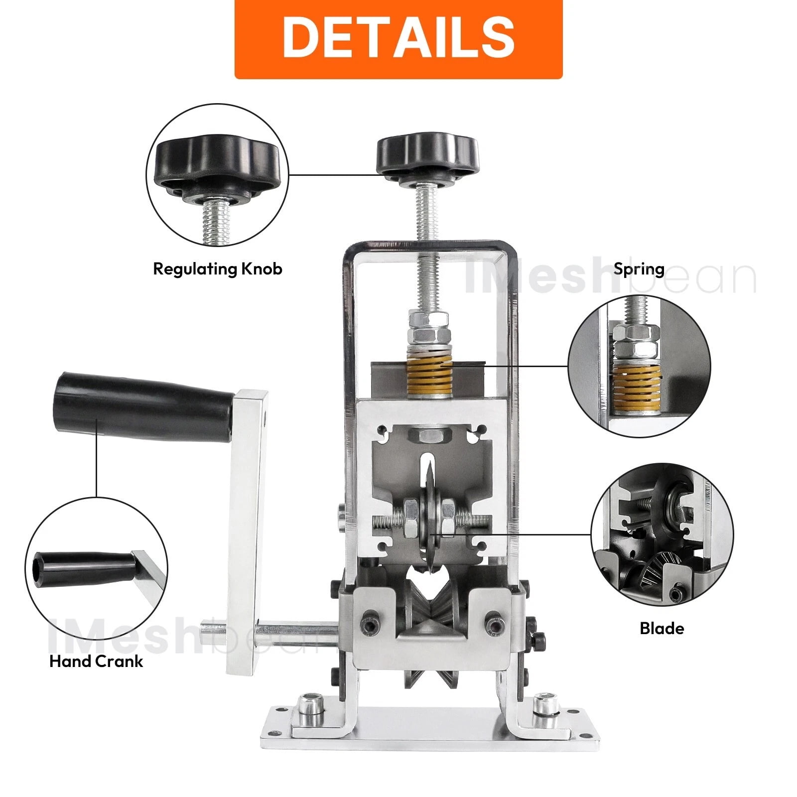 iMeshbean Hand Crank Wire Stripper Wire Stripping Machine Electric & Manual Copper Peeling Stripper