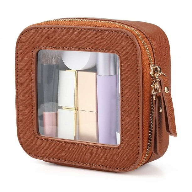 Fiudx Bolsa de Maquillaje, Estuche Compacto y Portátil, Neceser de Material Duradero, Kit de Viaje Organizado, Ideal para Tiempo Libre, para Mujeres Profesionales con Estilo, Fácil de Limpiar.