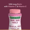 thumbnail image 2 of Nature's Bounty Hair, Skin, Nails Gummies with Biotin, 2 of 6