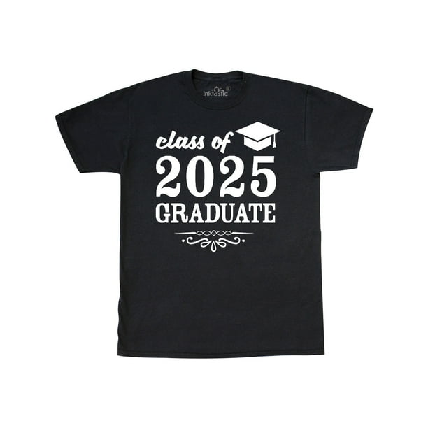 INKtastic Class of 2025 Graduate with Graduation Cap TShirt