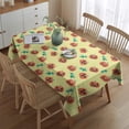 thumbnail image 2 of Halloween Cute Pumpkin Faces Rectangle Tablecloth 60"x84",Waterproof Polyester Rectangle Table Cloth, Wipeable Spillproof Polyester Tablecloth for Dining, Camping, Indoor and Outdoor, 2 of 5