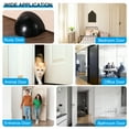 thumbnail image 7 of No Drilling Dome Shaped Door Stop, Floor Mount Door Stopper Self Adhesive Wall Protector, Silver 2 Pack, 7 of 7