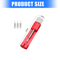 thumbnail image 3 of Metal Watch Link Adjust Slit Strap Chain With Replacement Pins Removing Adjuster Repair Tool Set For, 3 of 8