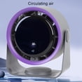thumbnail image 3 of Fan, Desk Fan Battery Operated Wall Mounted Digital Display  for Office Bedroom Travel Camping, 3 of 7