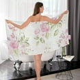 thumbnail image 7 of Vintage Rose Cotton Towel Set 2 Piece, 1 Bath Towels 1 Washcloth, Soft Fast Dry Super Absorbent Face Hand Towel for Bathroom Hotel Gym Spa and Beach, 7 of 7