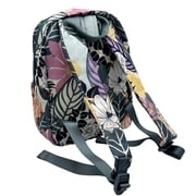 Vera Bradley Women's Small Backpack Palm Floral Purple Lining Water-resistant