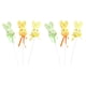 thumbnail image 4 of 6 piezas adornos de conejo de pascua accesorios de ramo de flores accesorios de diseño de festival, 4 of 6