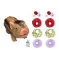 thumbnail image 2 of BELOVING Jouet Cochon Miniature 12cm Poupée Animal Mignon Jouet pour Activité Familiale Fête, 2 of 7