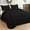Black, variant on D.N.G. BEDDINGS 1 Piece Luxury 5 Inch Two Layer Ruffle Comforter Premium Super Soft, 800 TC, 100% Egyptian Cotton, Super Soft, Twin/Twin XL Size Ivory Color