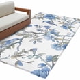 thumbnail image 2 of 3'x5' Area Rugs, Blue Floral Birds Indoor Outdoor Area Rug for Living Room Bedroom, Farmhouse Flowers Pastoral Washable Bathroom Rugs Kitchen Floor Carpet Mats Home Decor Aesthetic, 2 of 8