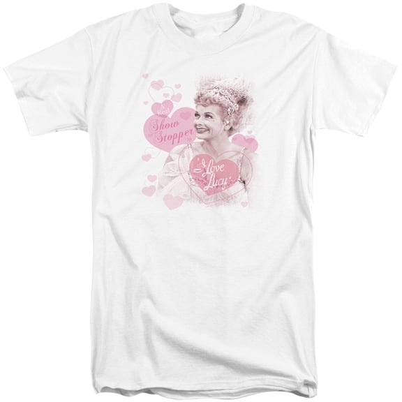 I Love Lucy Show Stopper S/S Adult Tall White