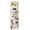White, variant on BREEZEHEAT Bookshelves Floor Standing 6 Tier 70in Tall 21.85in wide for Home Office, Black