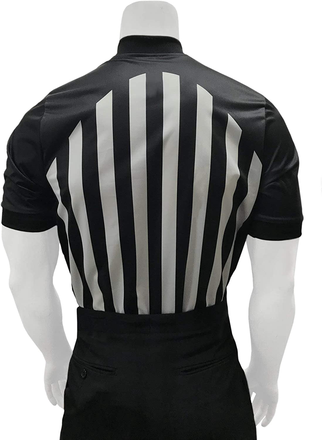 Smitty Men's NCAA Body Flex Basketball Referee Shirt - Made in The USA (X-Large)