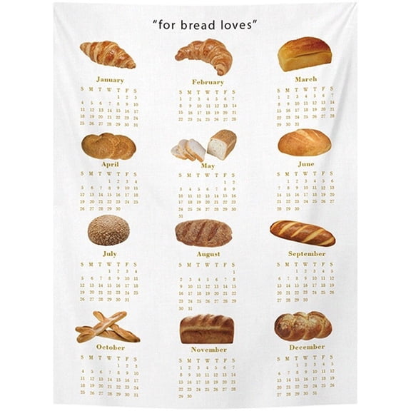 Wall Hanging Tapestries 2026 Calendar Wall Hanging Cloth Background Photo Props Calendar Tapestry Home Decor