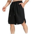 thumbnail image 6 of BLCHUNen Mens Workout Shorts Checkered Breathable Drawstring Basketball Running Shorts with Pockets, 6 of 6