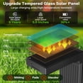 thumbnail image 3 of Luces solares COXSENI para caminos, paquete de 6 unidades, 400 lúmenes, IP65, para exteriores, 3 of 8
