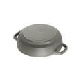 thumbnail image 4 of STAUB Braisières 3,7 L Fonte Ronde Sauté Pan Chistera, Gris Graphite, 4 of 7