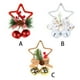 thumbnail image 5 of Billuyoard Colgante de Navidad, campana de estrella, bayas, de ventana DIY, decoración impermeable, exquisita decoración decorativa de Navidad Kits de decoración para fiestas Blanco, 5 of 6