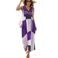 thumbnail image 1 of Vestido Largo Sin Mangas Para Mujer, Abstract Geometrical Traje Informal Para Cumpleaños, Verano, 1 of 5