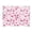 Pink Dog and Heart, variant on Acrylic Tray Clear Serving Tray Rectangle Decorative Tray with Cut Handle Pink Peacock
