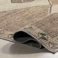 thumbnail image 6 of Rugs USA Fennel Diamond Machine Washable Area Rug, 5' 3" x 8', Fennel Light Brown, 6 of 7
