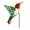 TYU577, variant on Acrylic Bird Butterfly Garden Stake Decorative,Outdoor Yard Lawn Pathway Patio Art Ornaments,Stained Glass Effect Whimsical Garden Decoration,Bird Butterfly Flower Plant Pot Stake Decoration