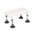 thumbnail image 2 of Shower Stool Bath Seat Stable Bath Bench Adjustable under Desk Foot Rest Toliet Stool for Bedside Living Room Elderly Seniors white adjustable, 2 of 10