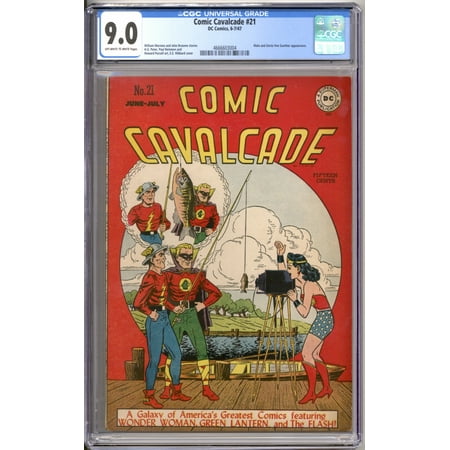 Comic Cavalcade #21 - CGC 9 Comic Book