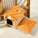 thumbnail image 4 of Cama para mascotas, cama para gatos, cama para perros, cama extraíble para perros, cama cálida para gatos en invierno, nidos para mascotas de dos usos, tapete para mascotas, cama de tela para mascotas, 4 of 6