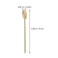 thumbnail image 4 of MasteelfCA 100Pcs Party Disposable Fruit Picks Loop Cocktail Picks Simple Bamboo Food Forks, 4 of 7