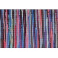 thumbnail image 2 of 2x3 ft Rugs Area MystiqueDecors Handwoven 100% Cotton Chindi Rag Rug Reversible Carpet Flooring Bedroom Kitchen Bathroom Laundry Blue Multi color Mat 20''x 32'', 2 of 3