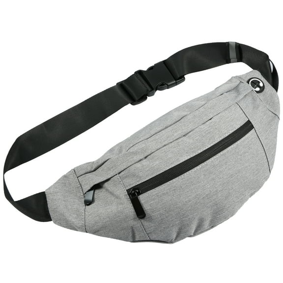 Crossbody Fanny Pack Waterproof Sling Backpack with Adjustable Strap and Zipper Pockets Unisex Waist Pack Fashionable Belt Bag Multipurpose Crossbody Bag for Men Women Travelling Sports