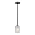 thumbnail image 1 of Artika Haze Contemporary Pendant Light Fixture, Matte Black, 1 of 10
