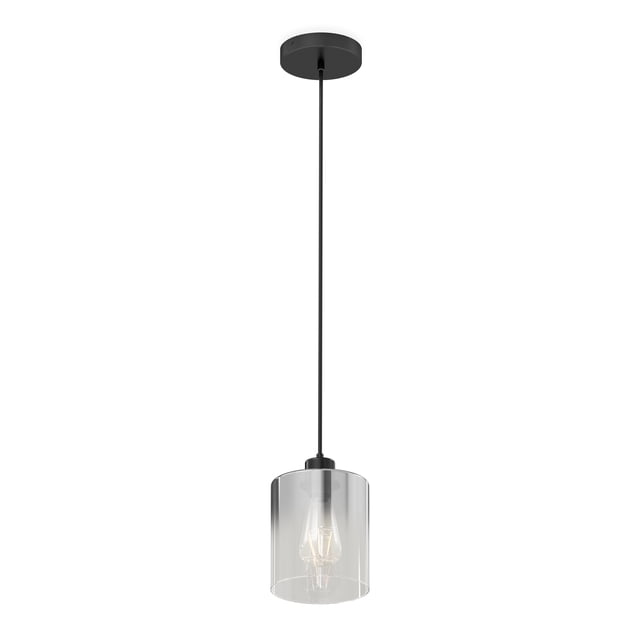 Artika Haze Contemporary Pendant Light Fixture, Matte Black
