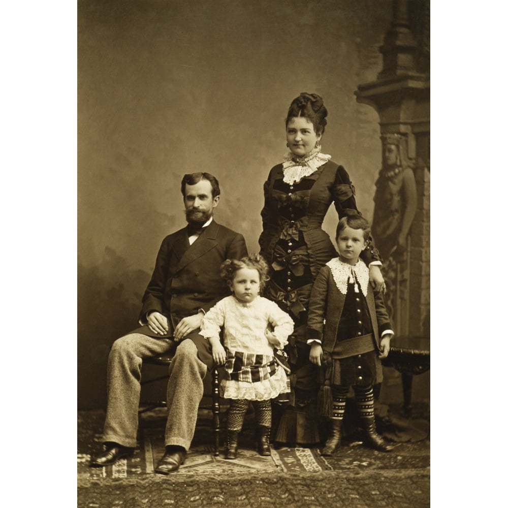 German Family, C1880. /Nfamily Portrait, Germany, C1880 Original