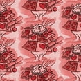 thumbnail image 1 of Ahgly Company Machine Washable Indoor Square Transitional Light Coral Pink Area Rugs, 7' Square, 1 of 7