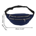 thumbnail image 3 of Unique Bargains 1 Pc Stylish Sports Waist Bag Waterproof & Abrasion-Resistant Fanny Pack for Sports Blue, 3 of 6
