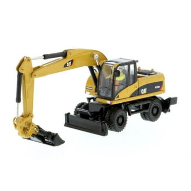 CAT Caterpillar M318D Wheeled Excavator with Operator "High Line" Series 1/87 (HO) Scale Model by Diecast Masters