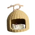 thumbnail image 1 of Estatuilla de gato durmiente de resina en la tienda de la cama Miniaturas Figuras de gatos pequeños Manualidades Gatos Juguetes Micro paisaje Hada, 1 of 3