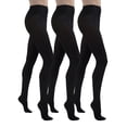 thumbnail image 1 of Pantimedia Media Semitransparente Sedoso Ajuste Perfecto Para Mujer 3 Piezas Negro EG, 1 of 8