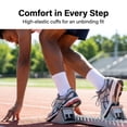 thumbnail image 7 of 10Pairs Unisex Cotton Quarter Crew Socks, One Size Thin Ribbed Mini Ankle Socks for Men Women Athletic Daily Wear, Black White Gray Assorted Colors, 7 of 7