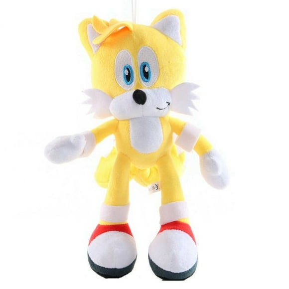 Muñeco de Peluche Sonic Tails 20 cm Color amarillo
